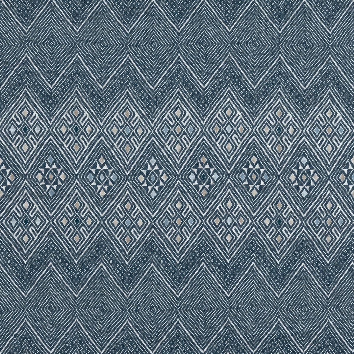 High Plains Navy and White Fabric