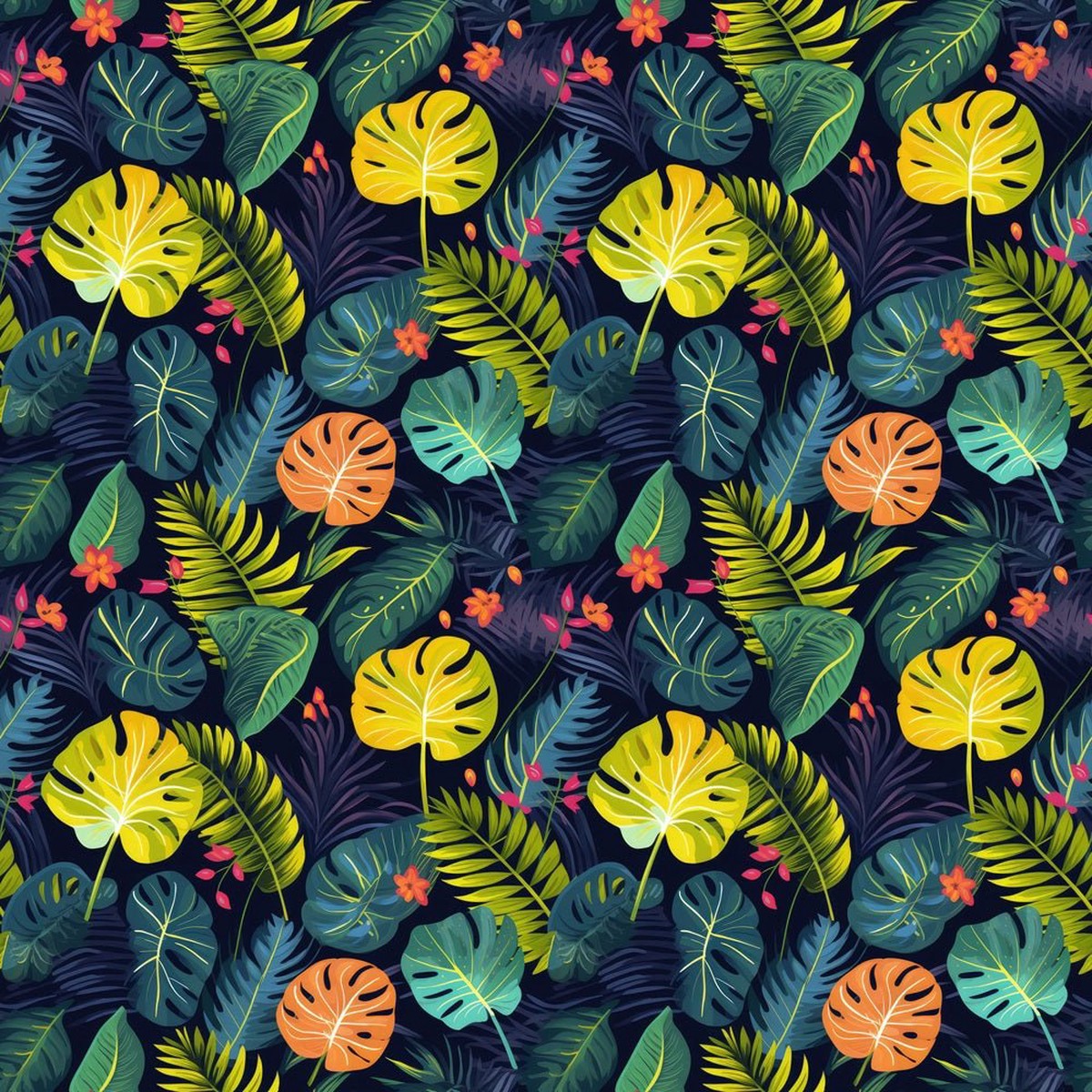 Rainforest Leaves Forest