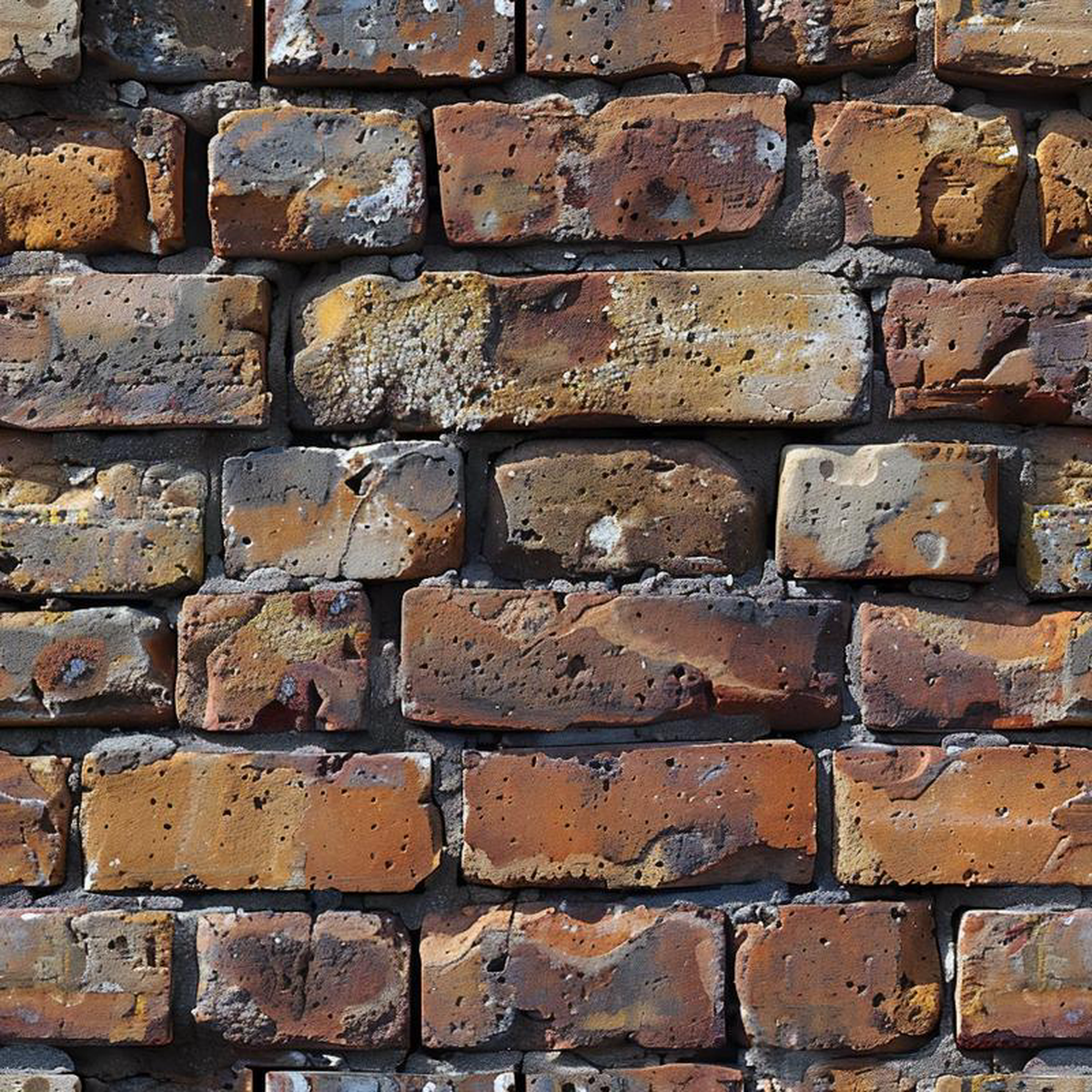 Brick Walls Pattern 14 Quilting Cotton Fabric