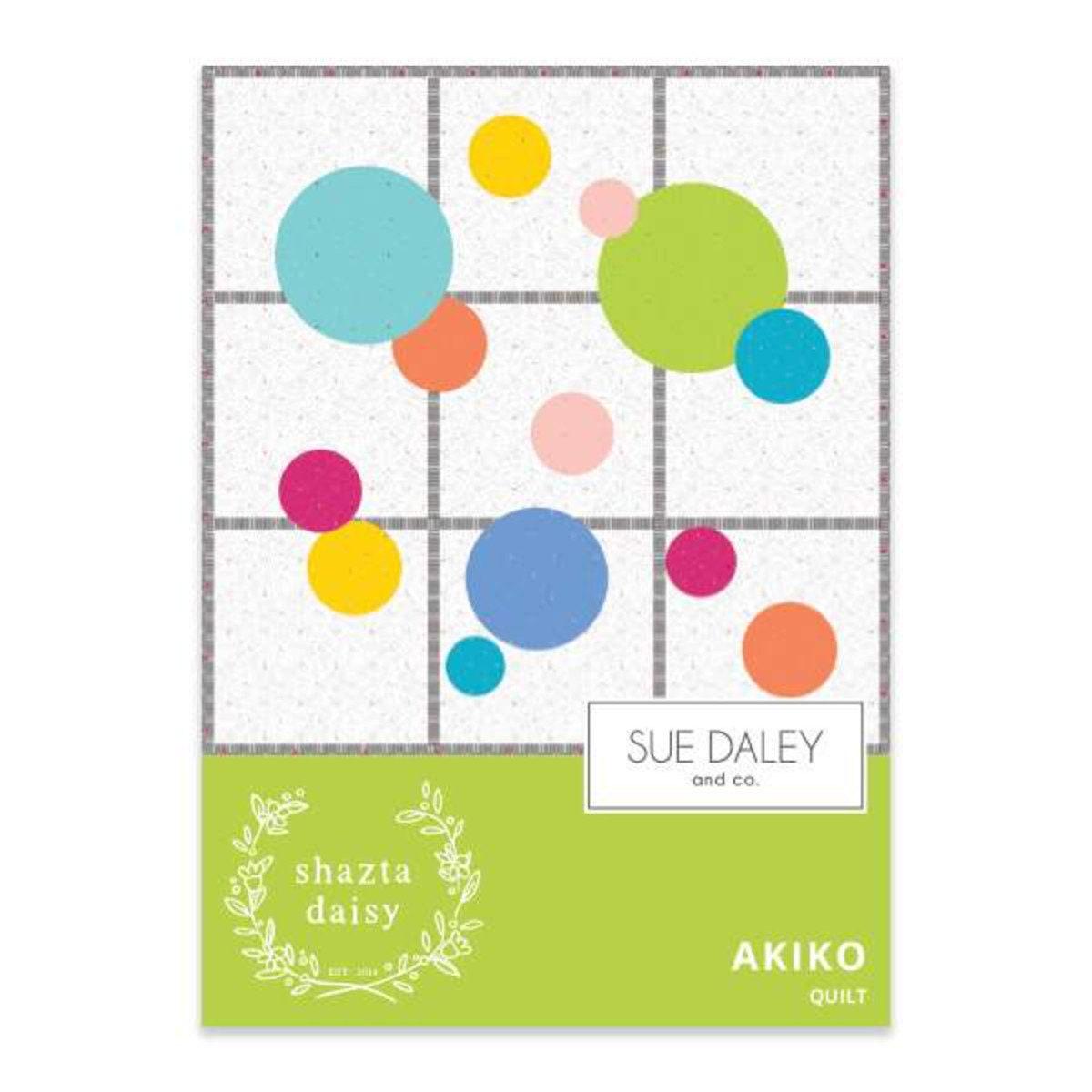 SALE Akiko Quilt PATTERN P170 - Shaztadaisy - Riley Blake Designs - INSTRUCTIONS Only - Applique Beginner Friendly