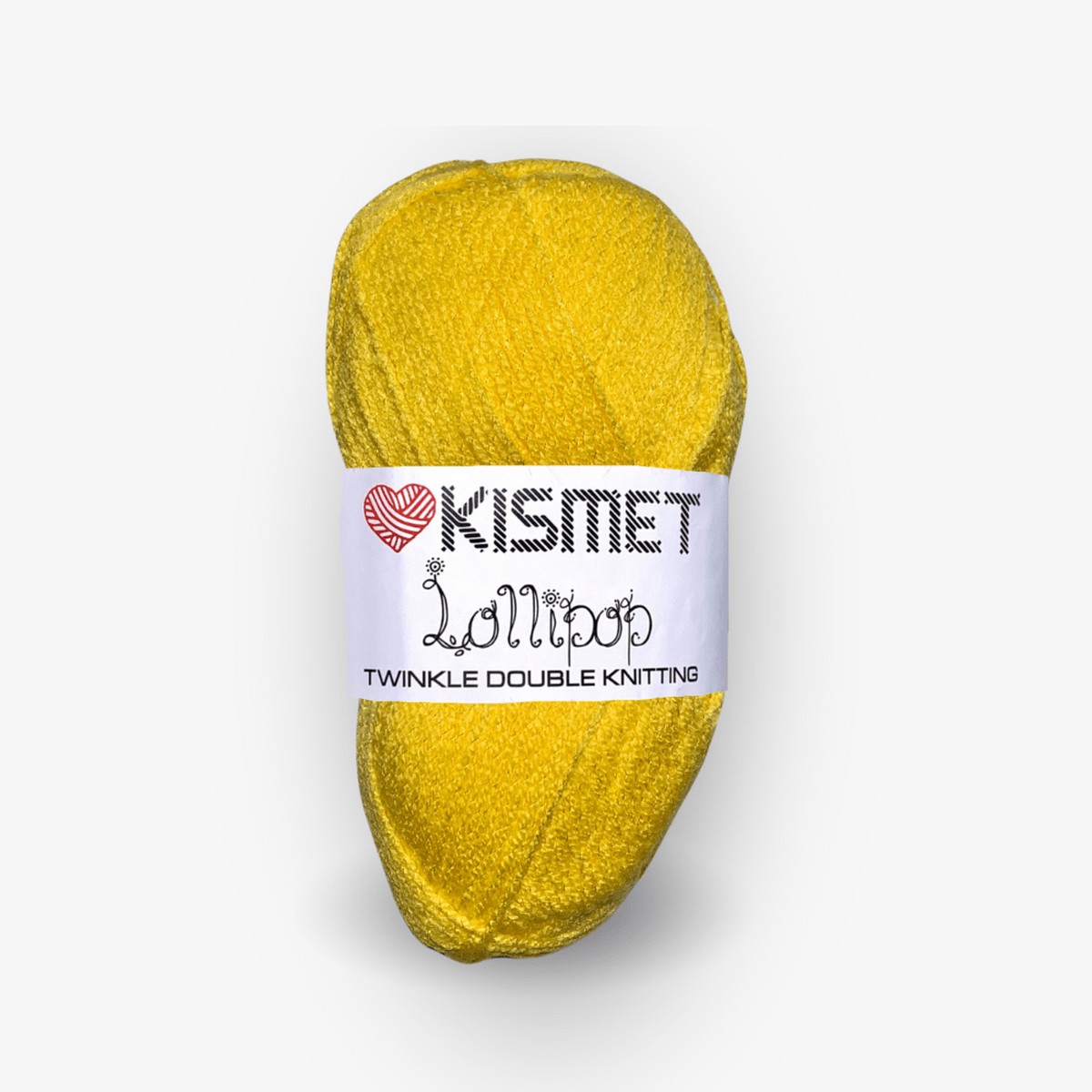 Lollipop Twinkle Dbl Knit Yellow #01 | TBD