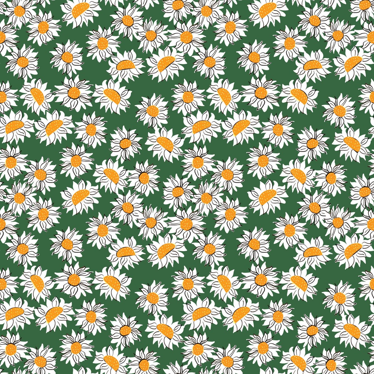 Sunflower Picnic Pattern 5 Quilting Cotton Fabric