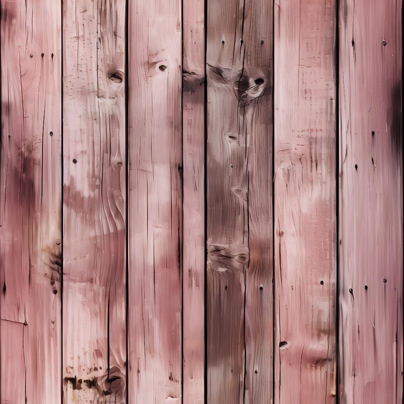 Pink Rose Wood Planks Pattern 2 Quilting Cotton Fabric