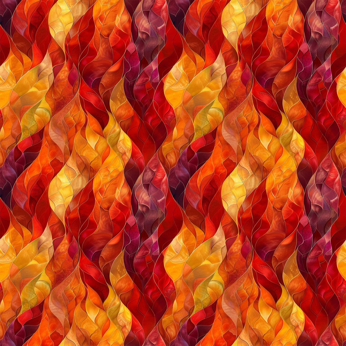 Artistic Autumn Leaves Pattern 10 Quilting Cotton Fabric