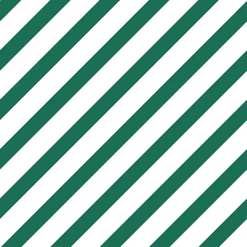 Diagonal Stripe Fabric - Hunter Green