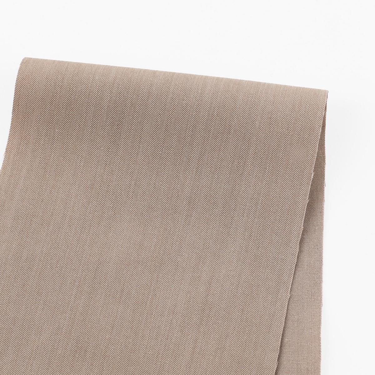 Striated Wool Blend Twill - Dusty Mauve