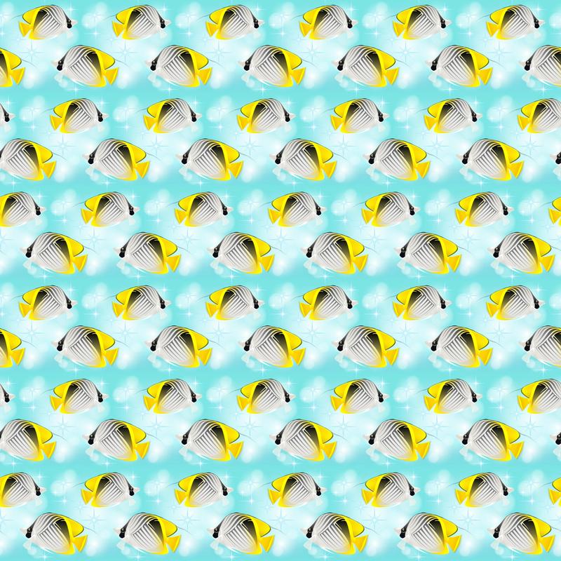 Summer Beach Pattern 5 Quilting Cotton Fabric