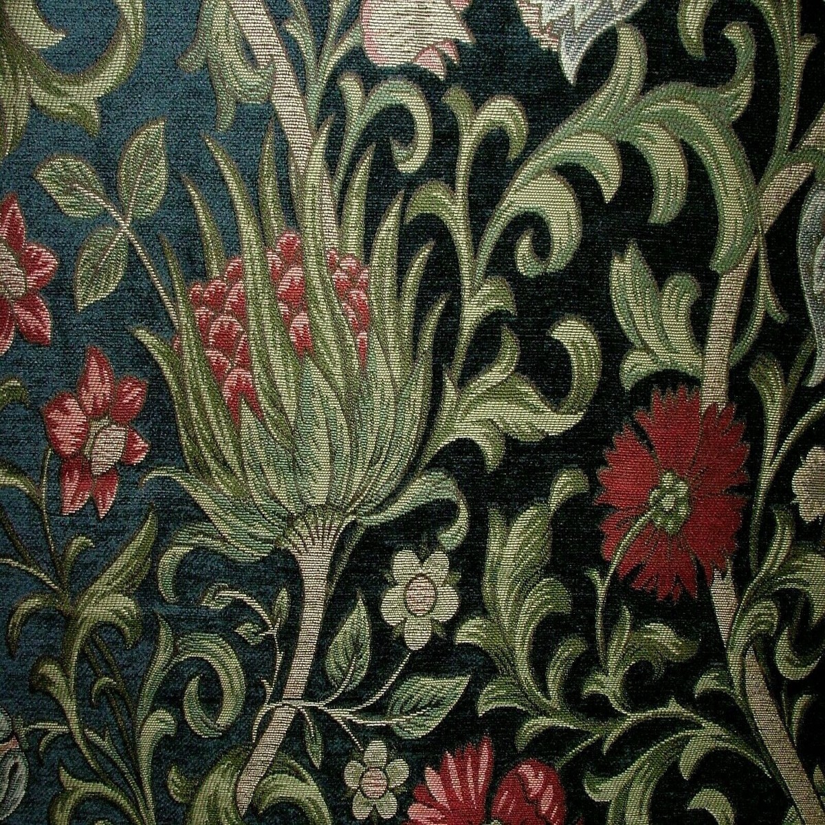 iLiv Thick Chenille Fabric 2.3 Metres Chalfont Jewel Curtain Cushion Upholstery