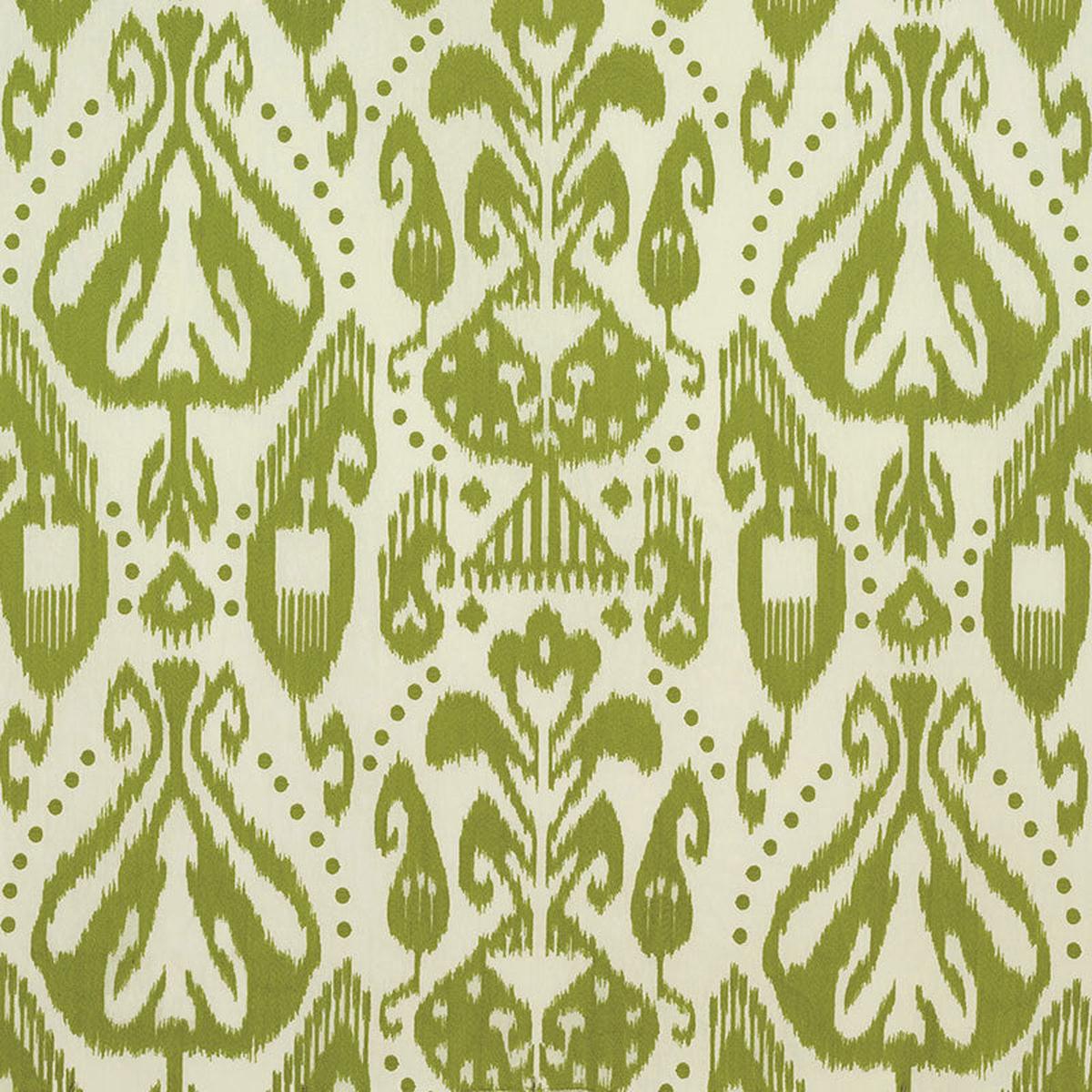 Kiva Embroidered Ikat Grass Fabric