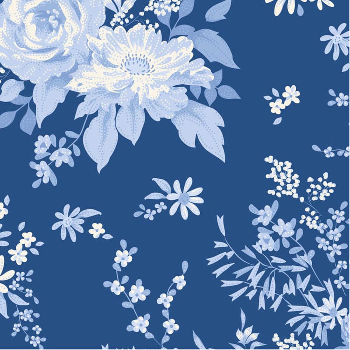 PRE-ORDER Tilda Something Blue Fabric - Wildgarden Night