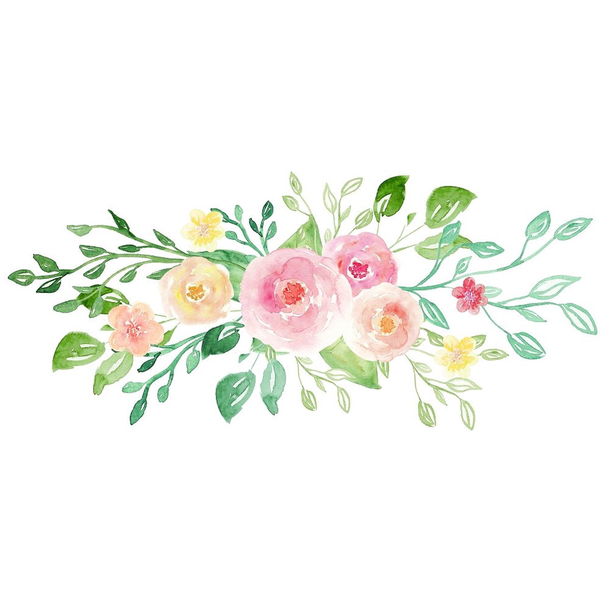 Decorative Wild Flower Fabric Panel