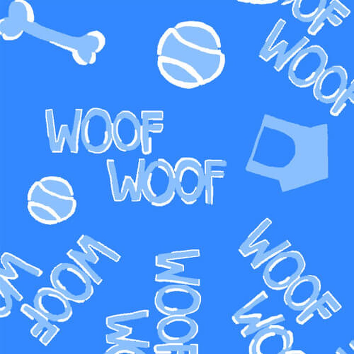 Comfy Flannel - Dog Motifs 44"/45" Cotton Flannel Fabric per yard