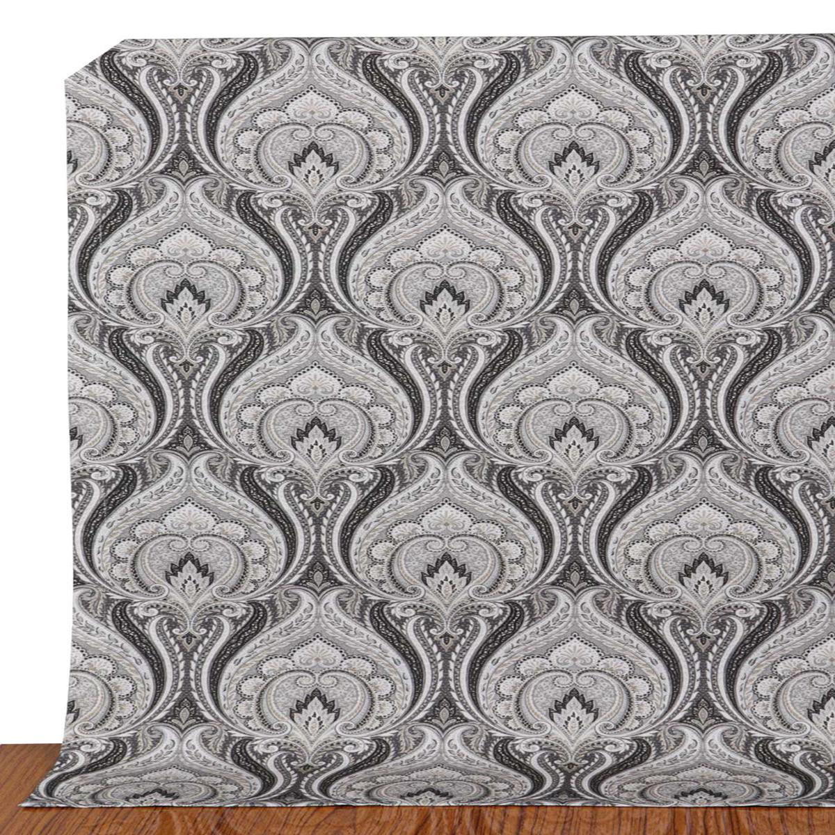 \Wing Shimmer\ Fabric by the Metre (Grey/ Charcoal)