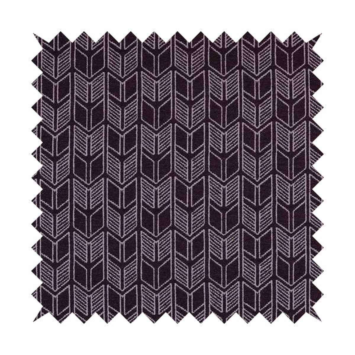 Piccadilly Collection Geometric Chevron Pattern Woven Upholstery Purple Chenille Fabric JO-544