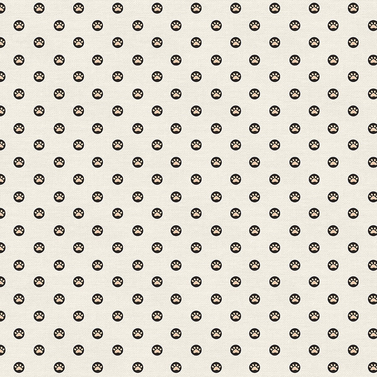 Polka Paws - Cream/Black
