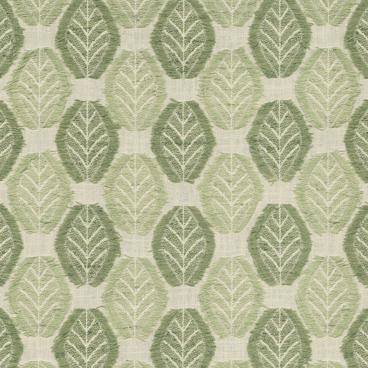 Fringe Leaf Celadon P/K Lifestyles Fabric