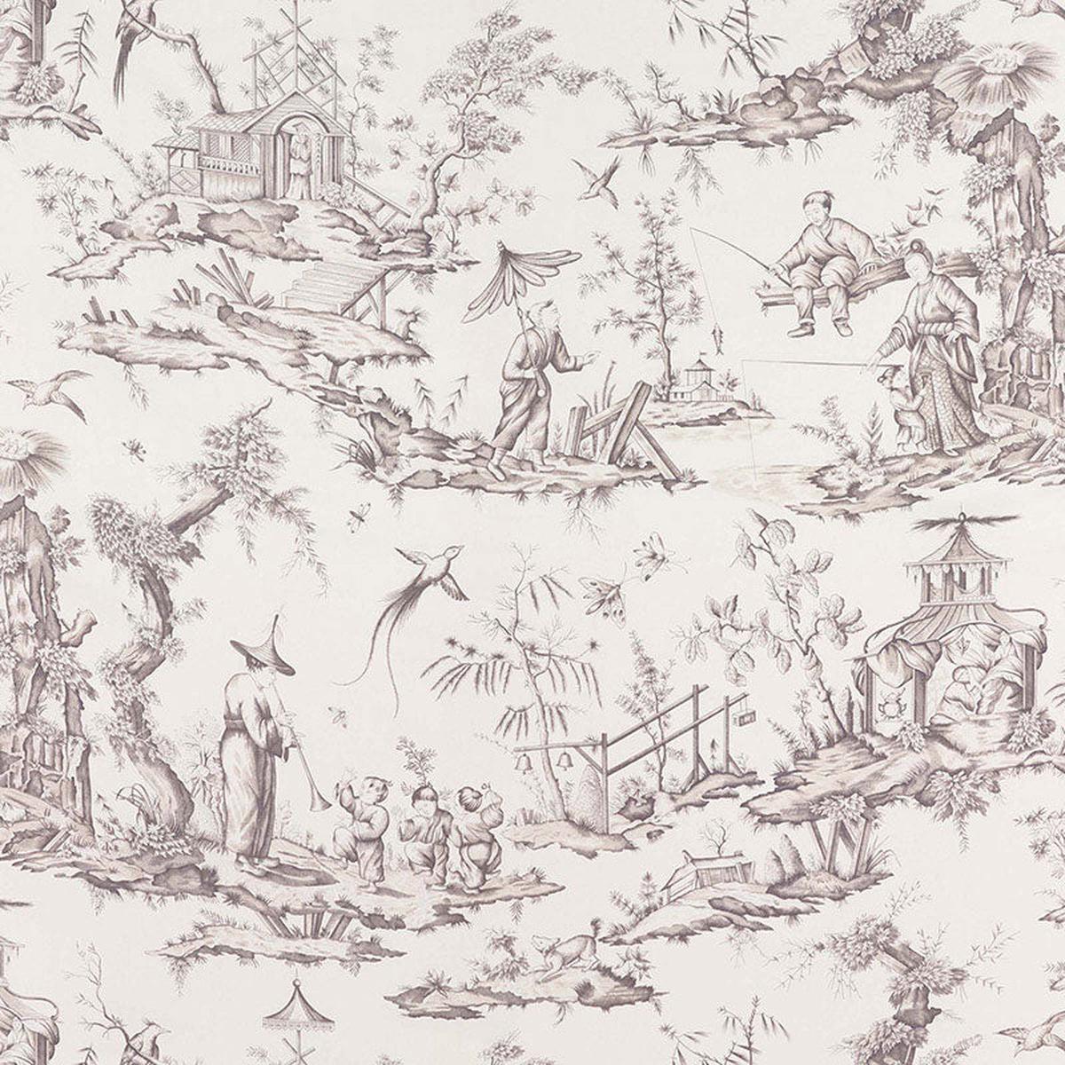 Shengyou Toile Driftwood Fabric