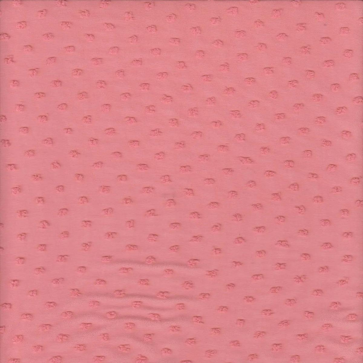Dot Chiffon Solid Woven Fabric - HIMLT-3132 - CORAL