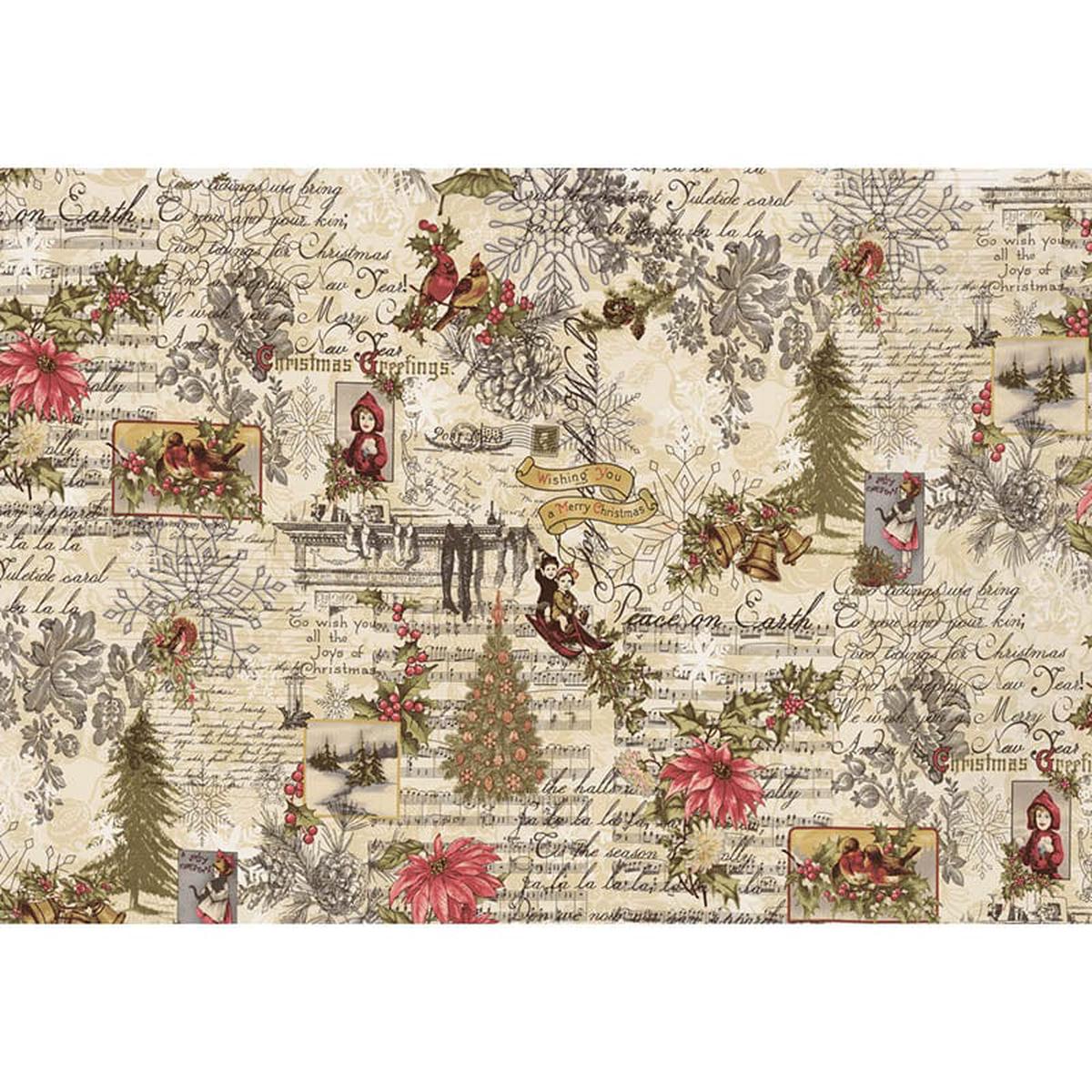 Moda 3 Sisters Favorites Collages - Marche De Noel Multi Colour 44368-11