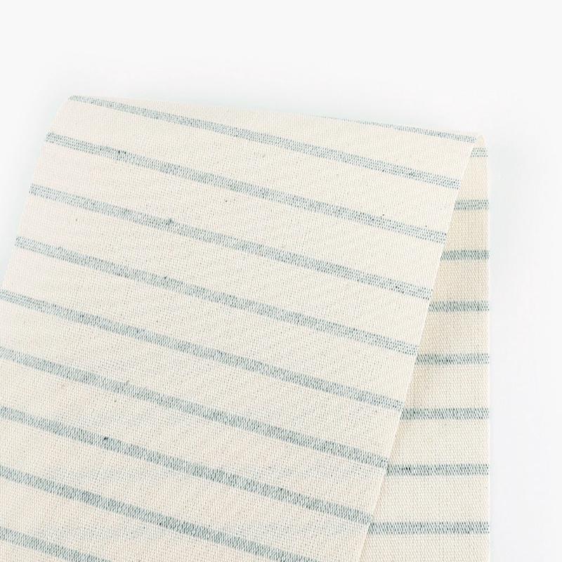 Upcycled Classic Striped Chambray Ecru/Blue