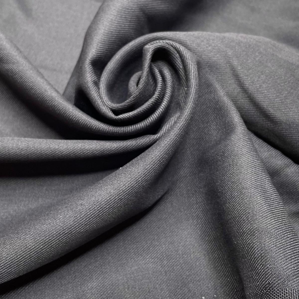 Horseshoe - Twill Weave Poly/Cotton Woven - Dark Grey - 2.2M Bundle