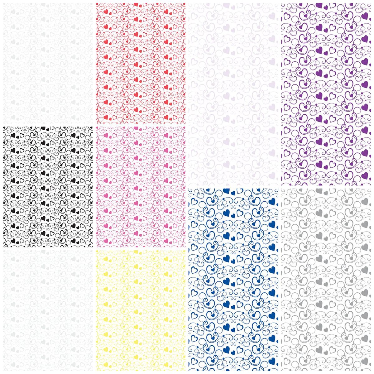 Heart Basics Fat Quarter Bundle - 10 Pieces
