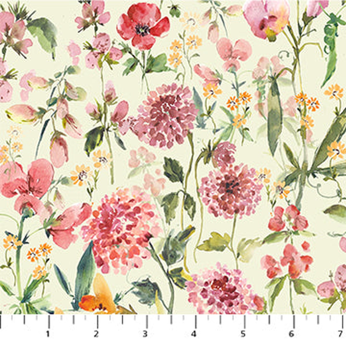 Blooming Memories by Hina Mirza - Garden in Green