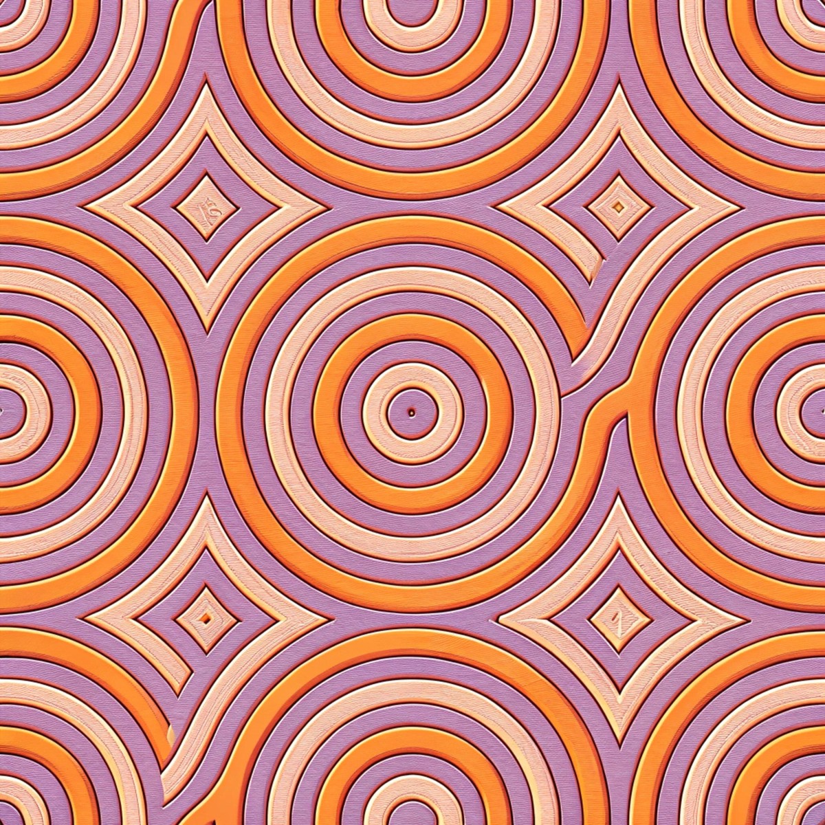 Groovy Time Pattern 5 Quilting Cotton Fabric