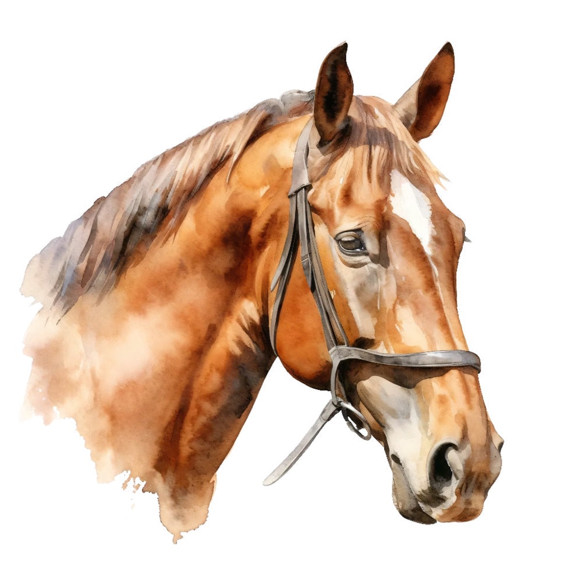 Majestic Horse Fabric Panel 9