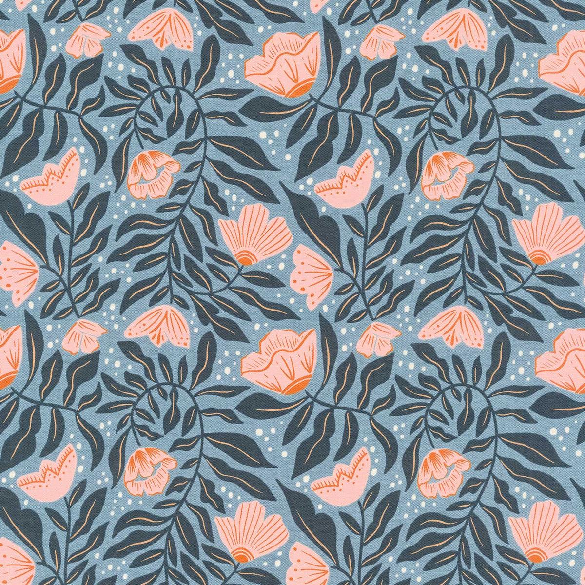 Folk and Lore - Dancing Flowers Lake Yardage