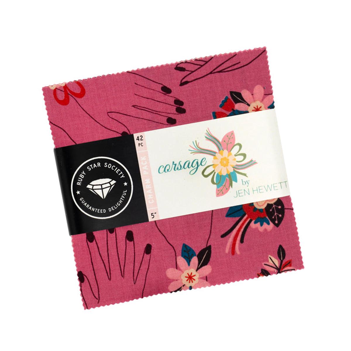 PREORDER Corsage Charm Pack Fabric by Ruby Star Society