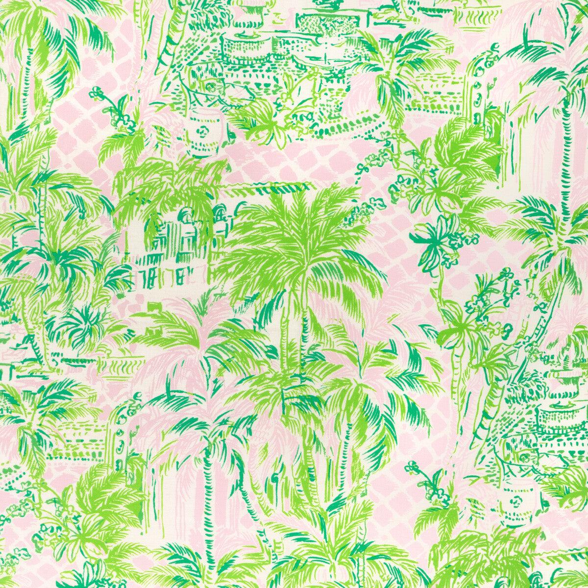 2025113.73.0 PALM BEACH PINK/GREEN - LEE JOFA Fabric - YARD