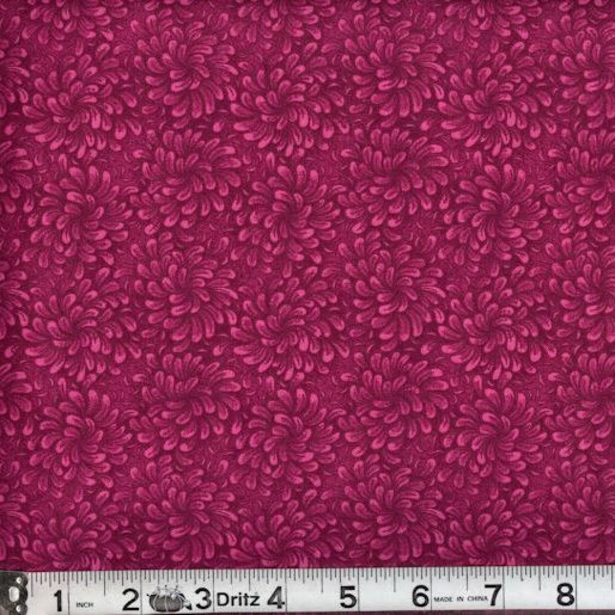 Fuchsia Petal Flow Cotton Fabric