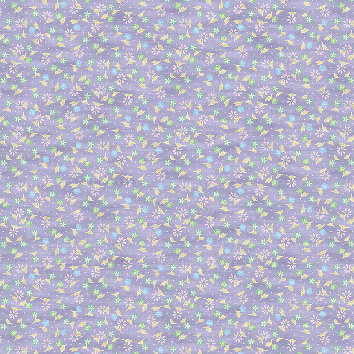 Mixed Toss - Purple/Yellow - Sateen - 45"