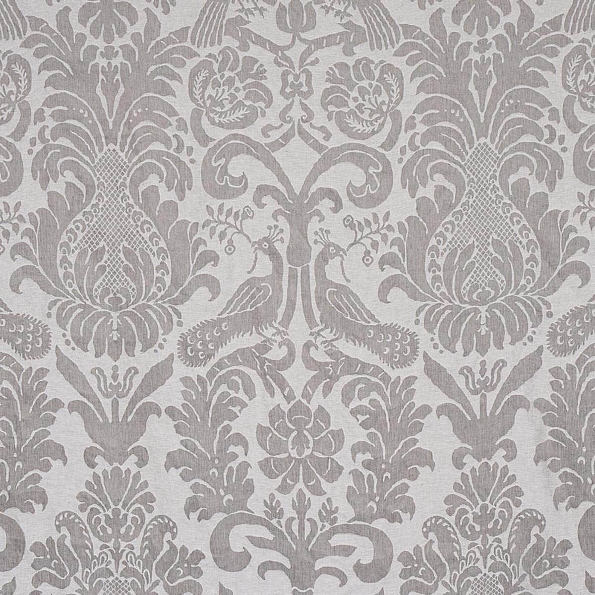 SCHUMACHER NEW TRADITIONAL ANNA DAMASK PATTERN WOVEN PATTERN WOVEN GREY - 68436