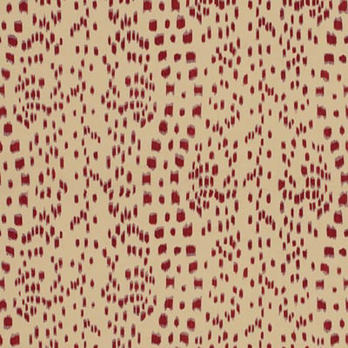 8012138.9.0 LES TOUCHES BORDEAUX - BRUNSCHWIG & FILS Fabric - YARD