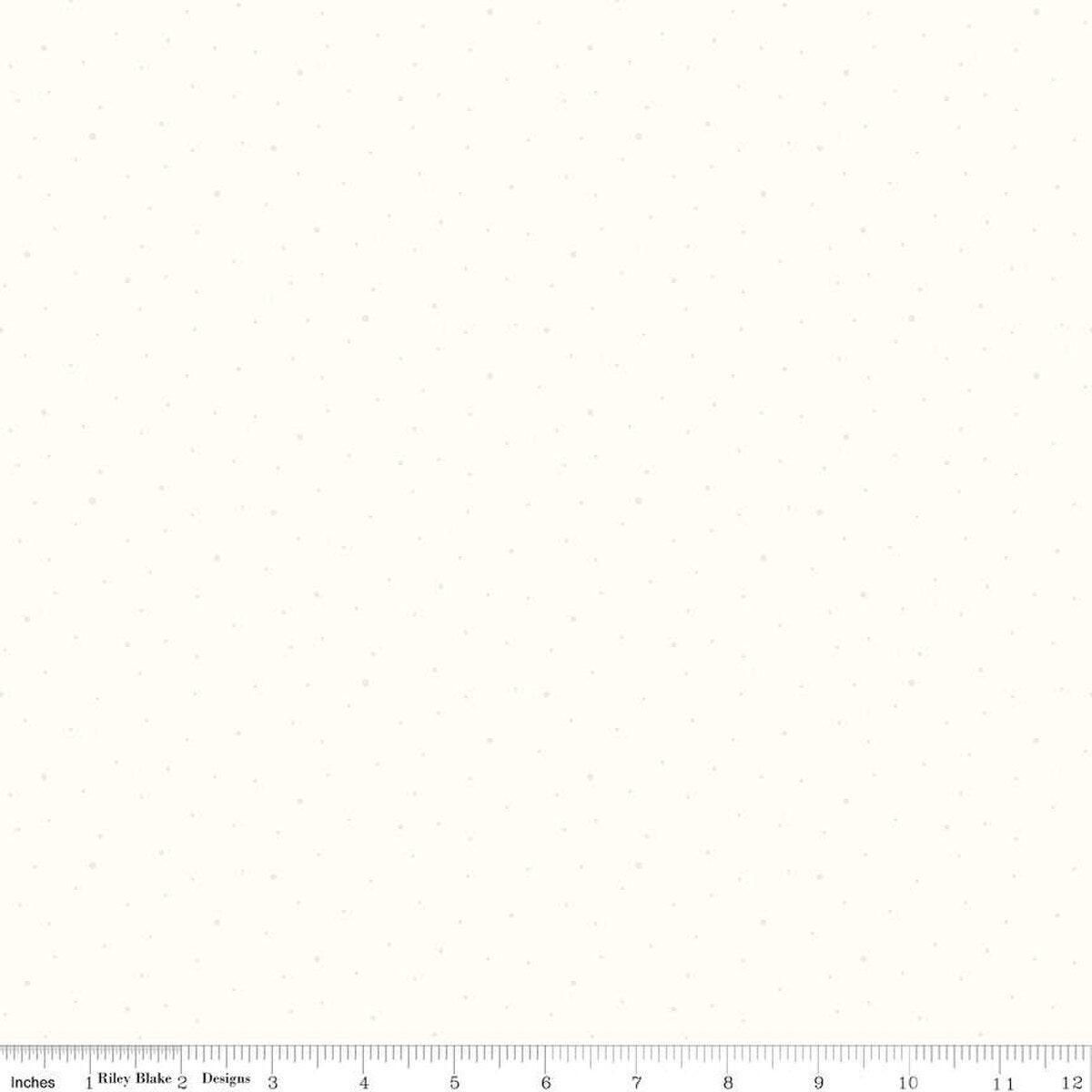 Fabric Riley Blake Basics Cream Tone on Tone Dapple Dot by the Quarter Yard C650-CREAM