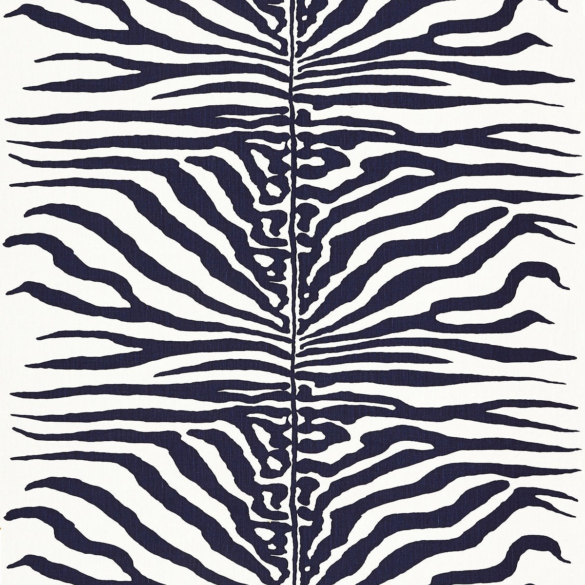 Zebra - Navy by Scalamandre Fabric