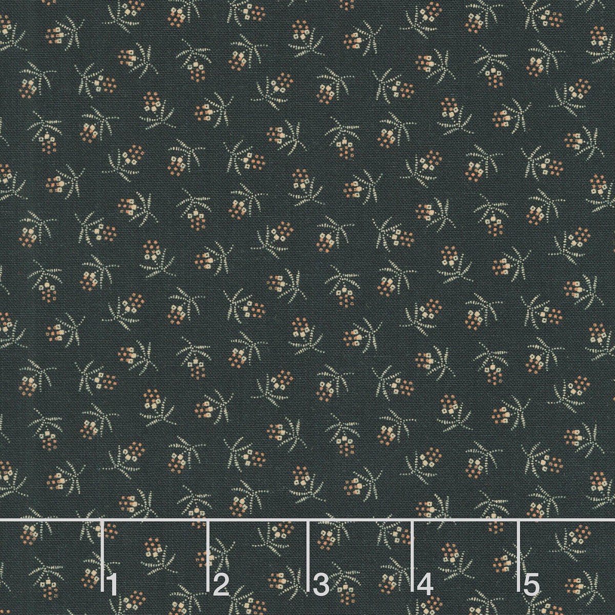 Cheddar & Coal III - Berries Black Yardage