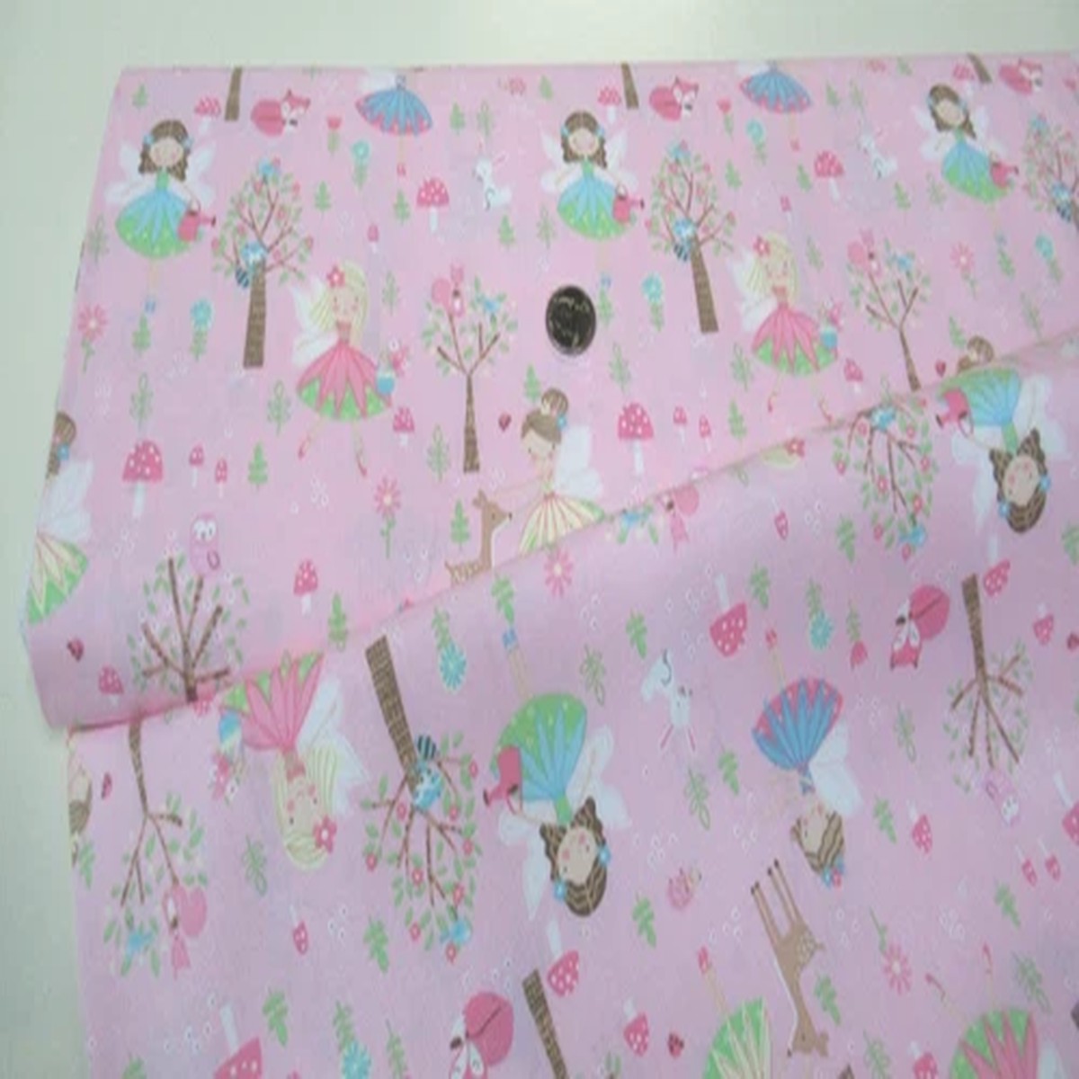 Fabric Traditions quilt-craft fabric FAIRY FROLIC pink 10 yds (16422) Bolt!