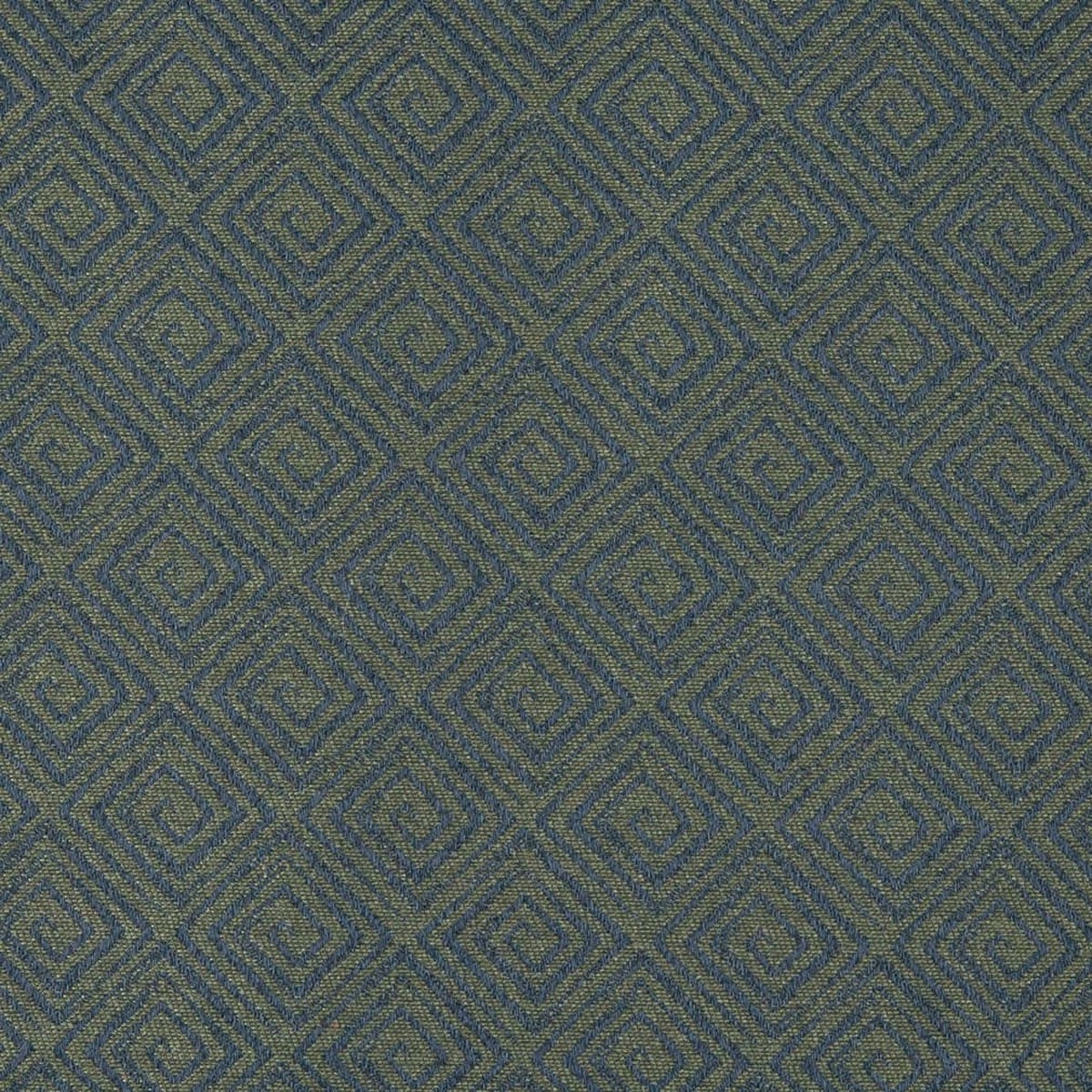 D3171 Abstract & Geometric,Greek Key Juniper Blue,Green Charlotte Fabrics