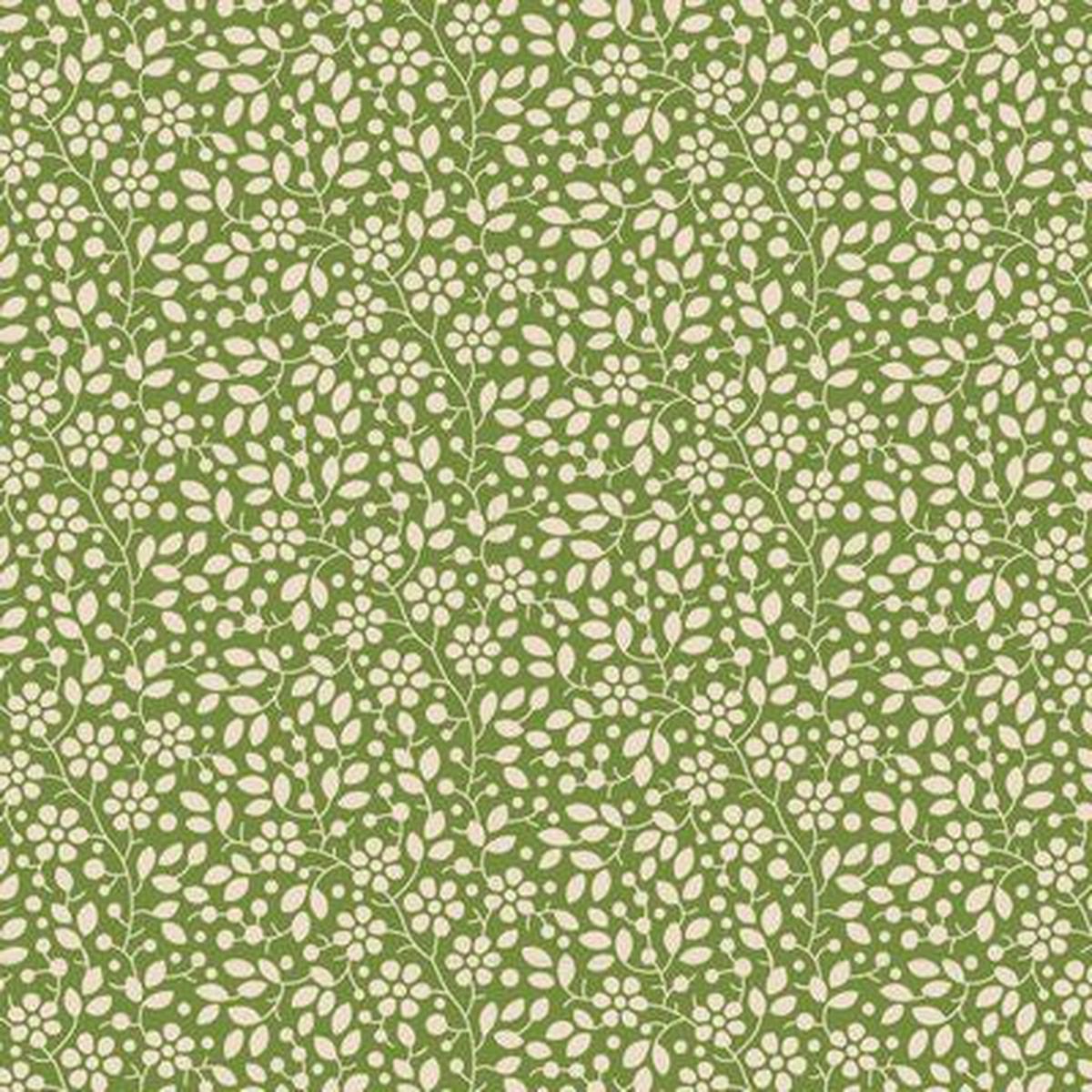 Fabric CLOUDPIE GREEN from Tilda, Cloudpie Blenders for Pie in the Sky Collection, TIL110070-V11