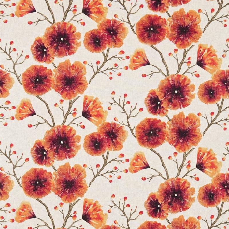 Kabala Amazilia Papaya Fabric by Harlequin