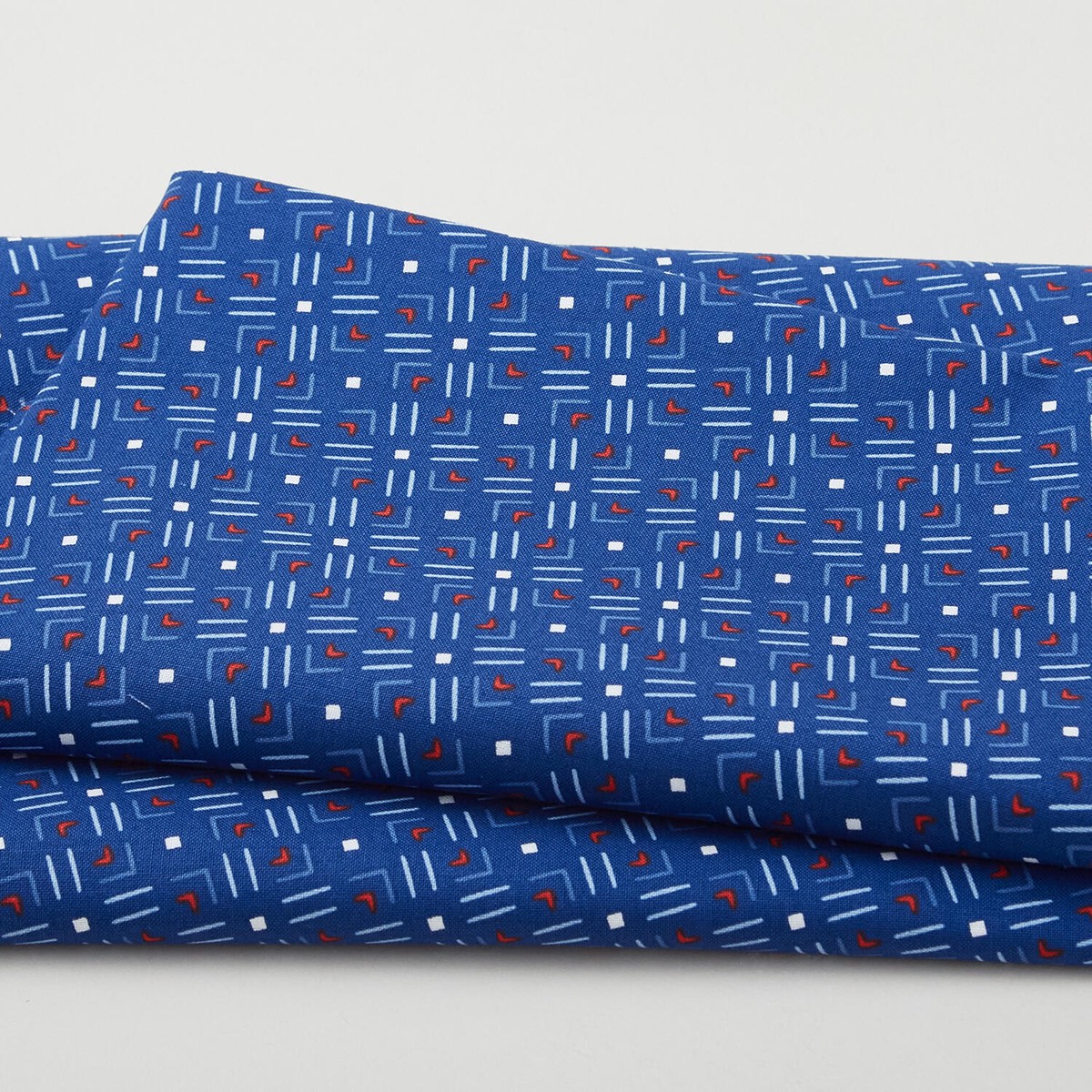 Liberty - Geometric Navy 2 Yard Cut