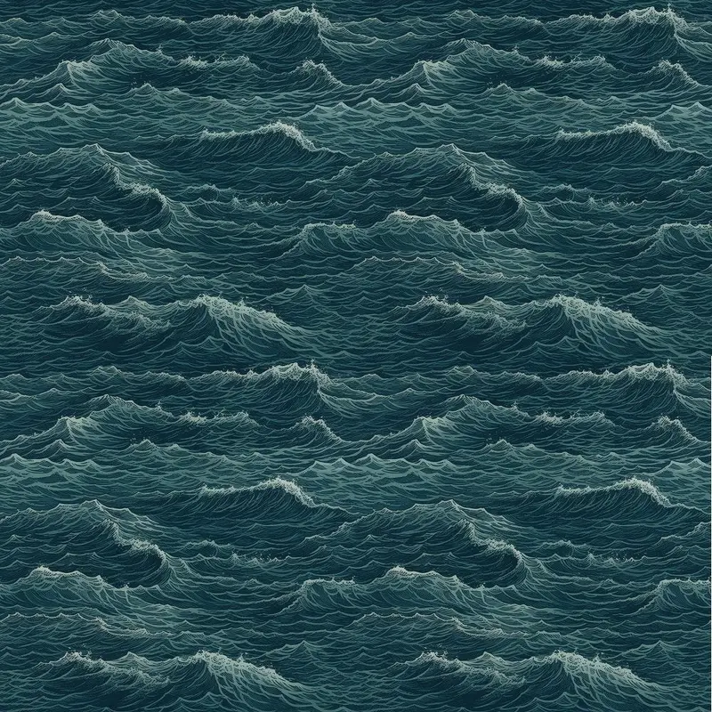 Oceanic Pattern #6 Fabric