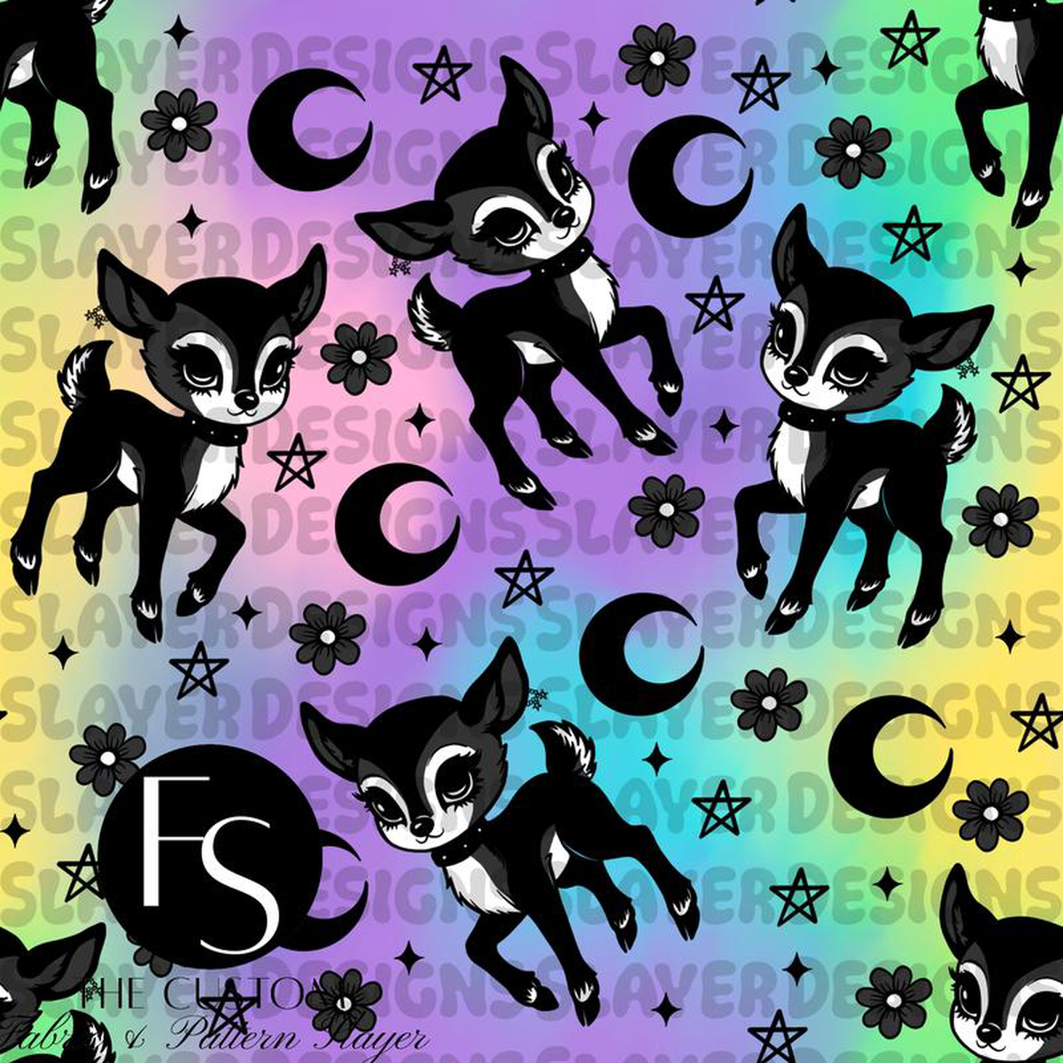 Spring Gothic Deer B 8211 FABRICSLAYER