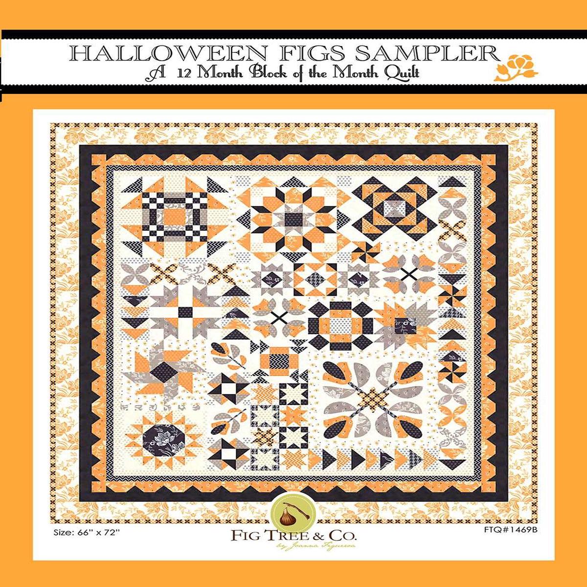 Halloween Figs Quilt Pattern by Joanna Figueroa