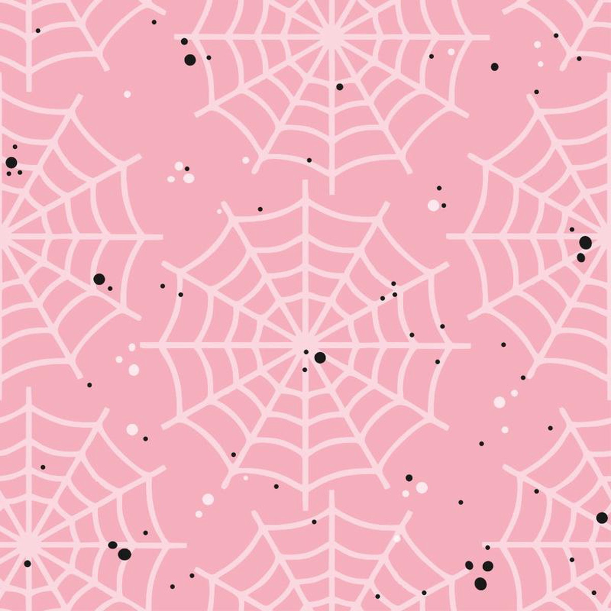 Kawaii Cute Halloween Cats Pattern 5 Quilting Cotton Fabric