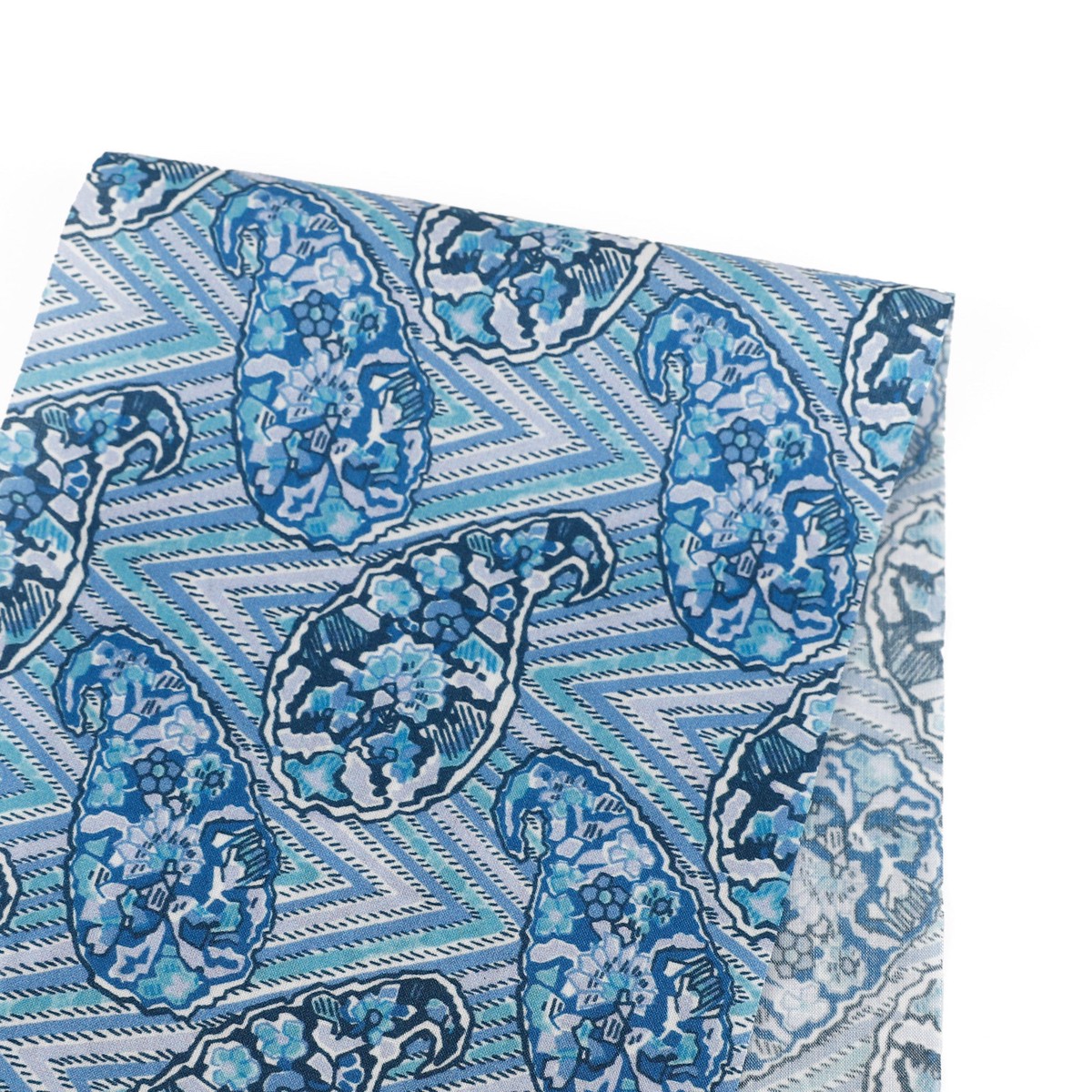 Liberty Organic Tana Lawn - Zig Zag Paisley/B