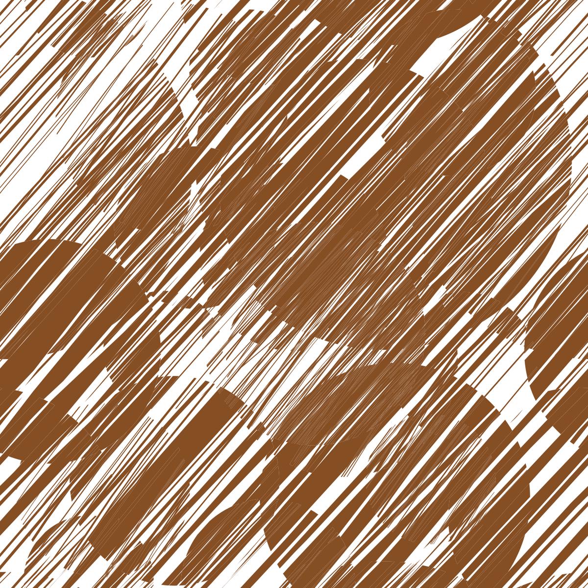 Grunge Circles Fabric - Russet